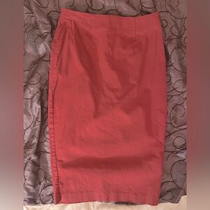 ASOS midi skirt. Burgundy. US size 4. Barely worn, very good condition.